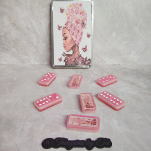 Breast Cancer Awareness Dominoes