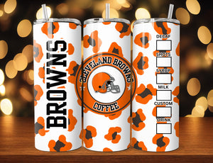 NFL Cheetah Pattern 20oz Tumbler