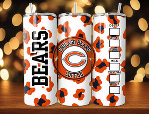 NFL Cheetah Pattern 20oz Tumbler