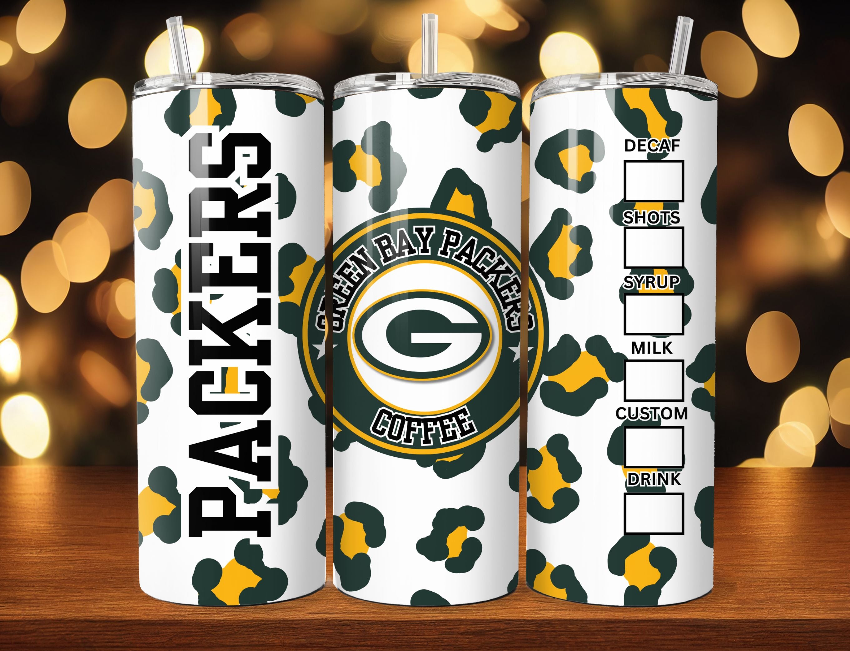 NFL Cheetah Pattern 20oz Tumbler