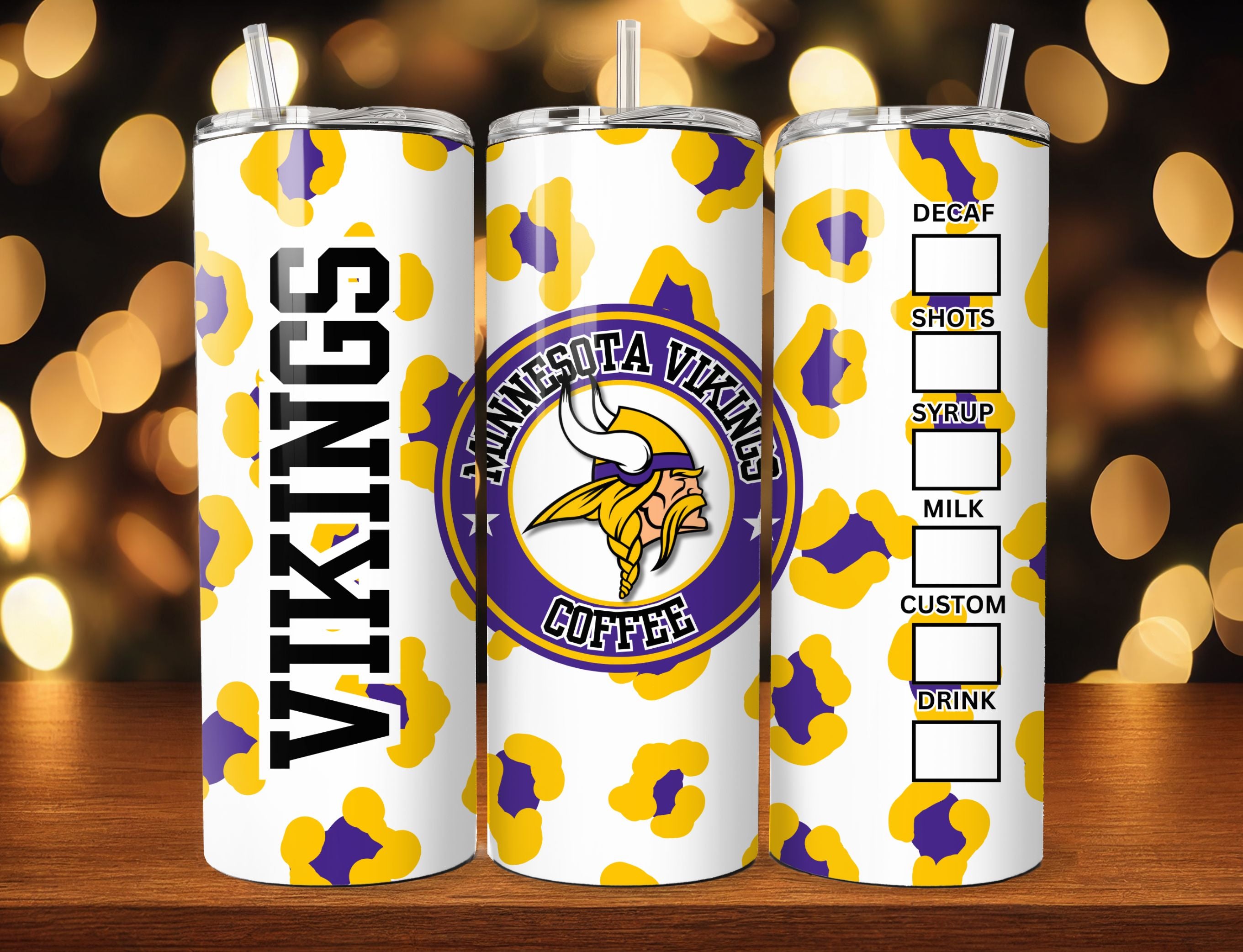 NFL Cheetah Pattern 20oz Tumbler