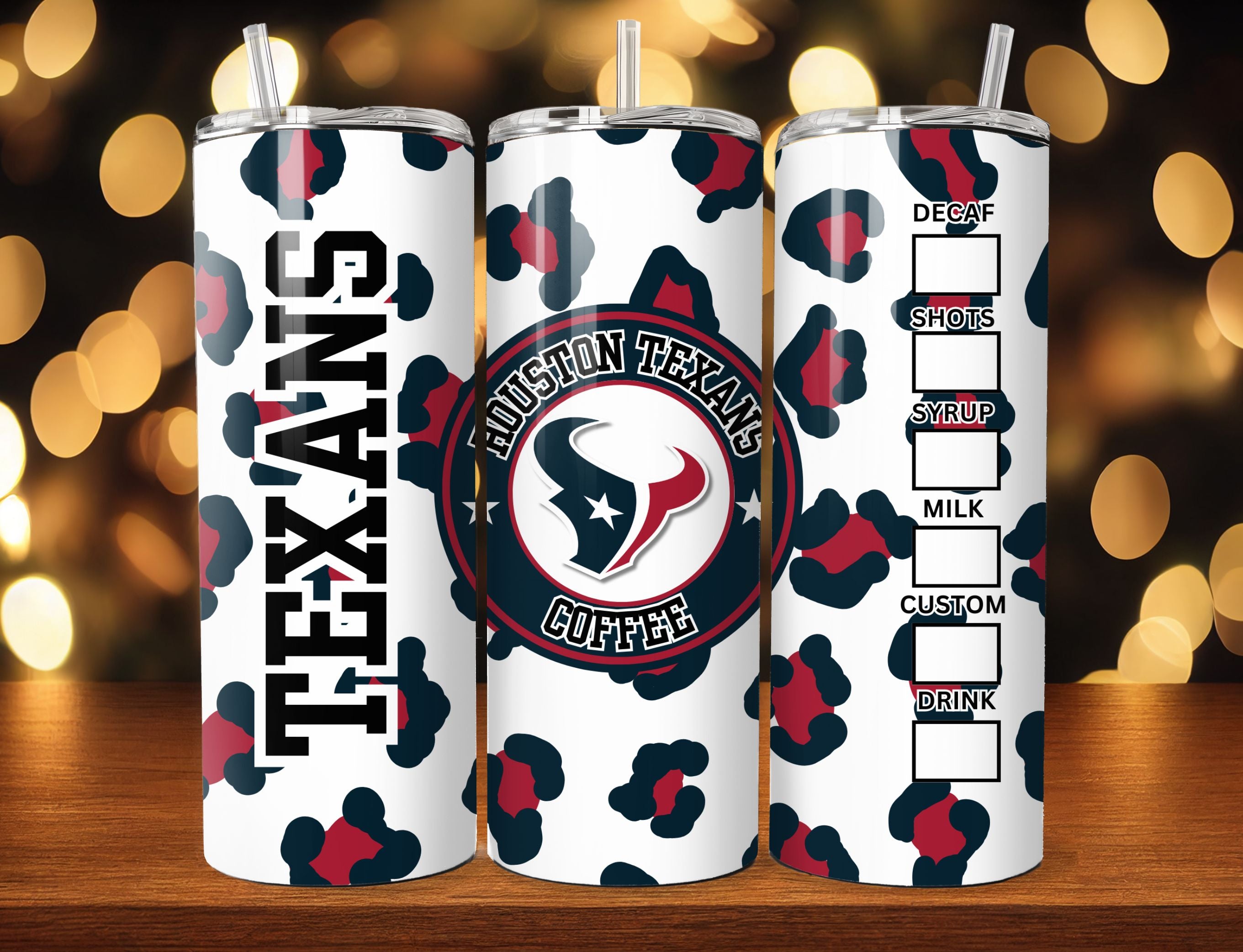 NFL Cheetah Pattern 20oz Tumbler