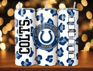 NFL Cheetah Pattern 20oz Tumbler