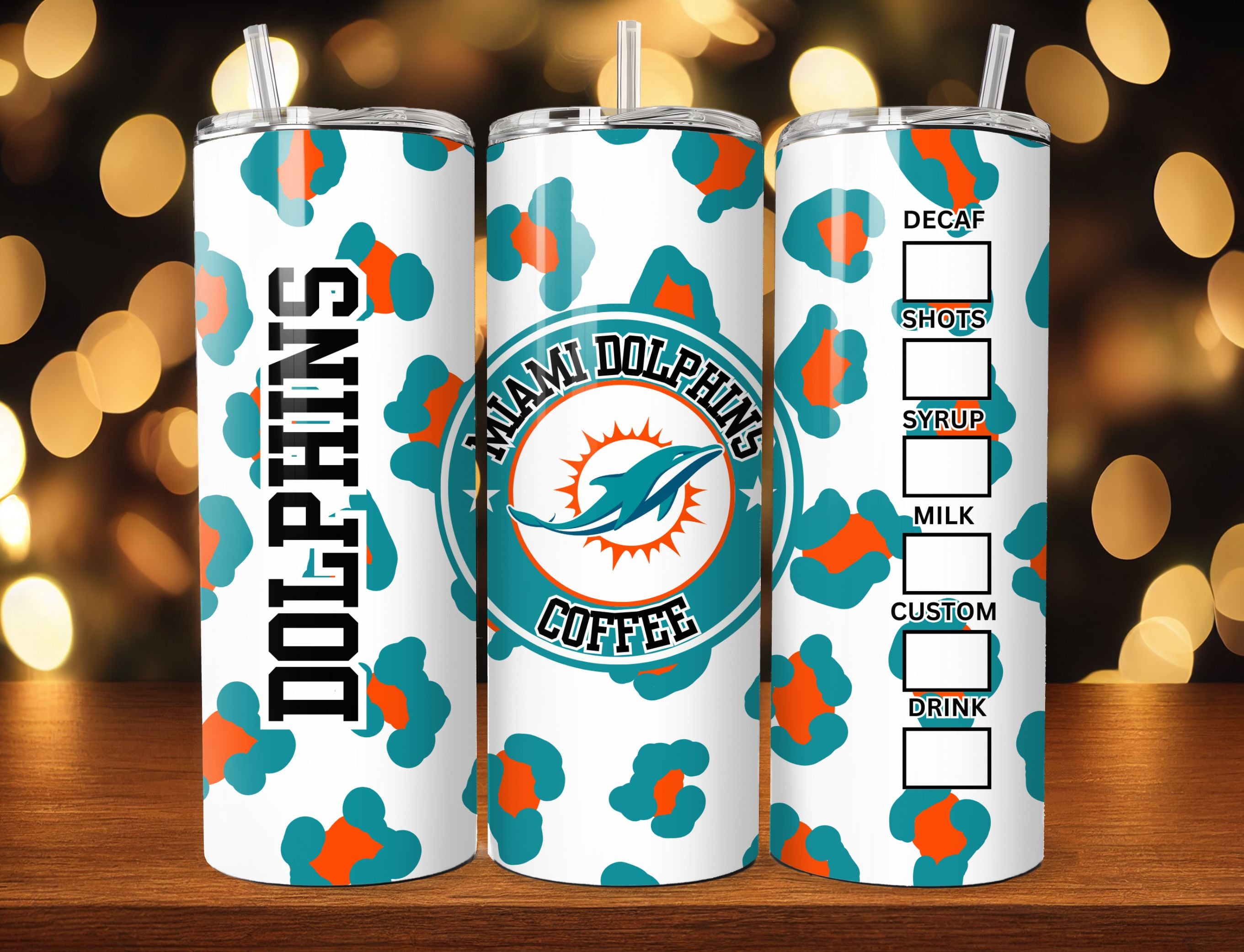 NFL Cheetah Pattern 20oz Tumbler