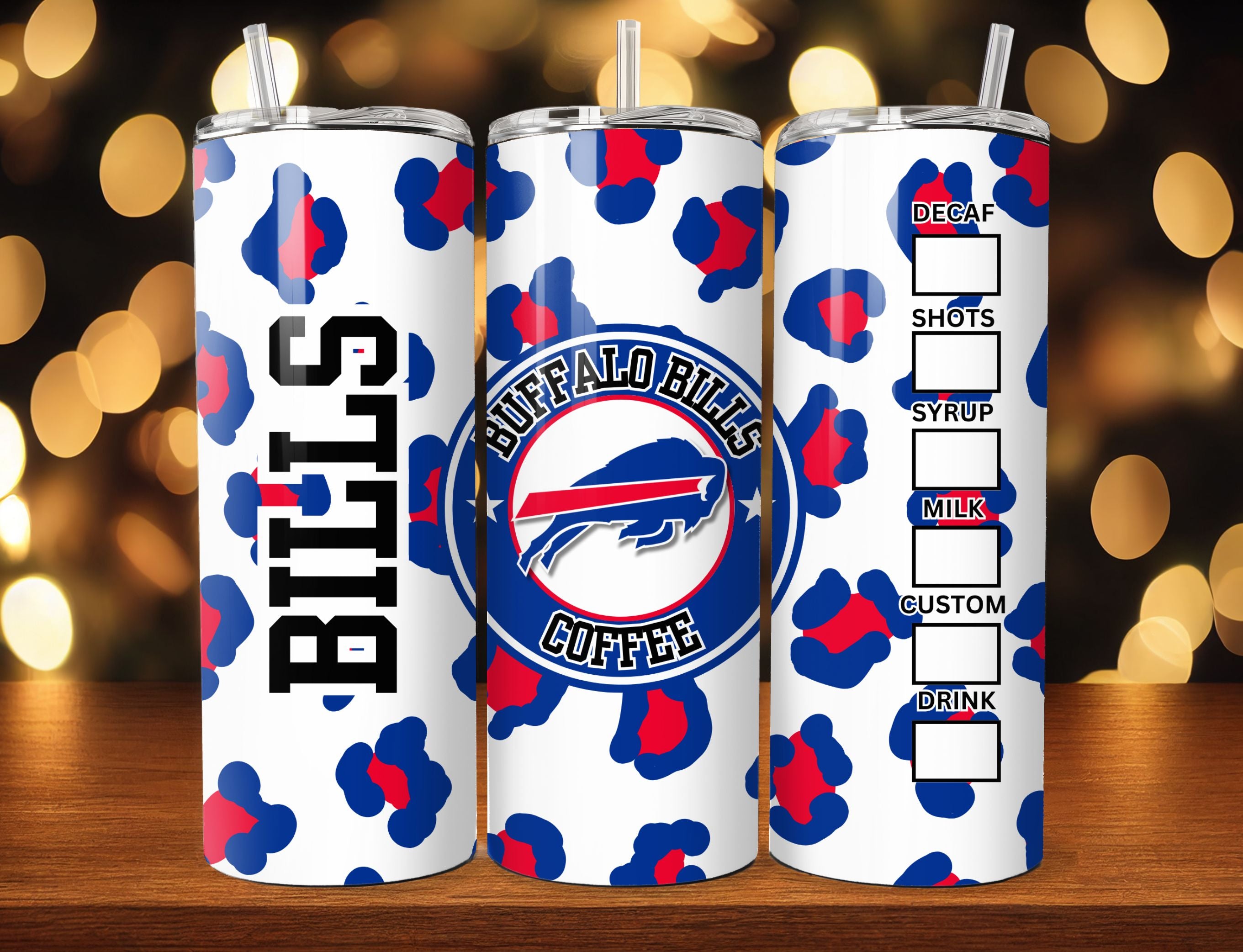 NFL Cheetah Pattern 20oz Tumbler