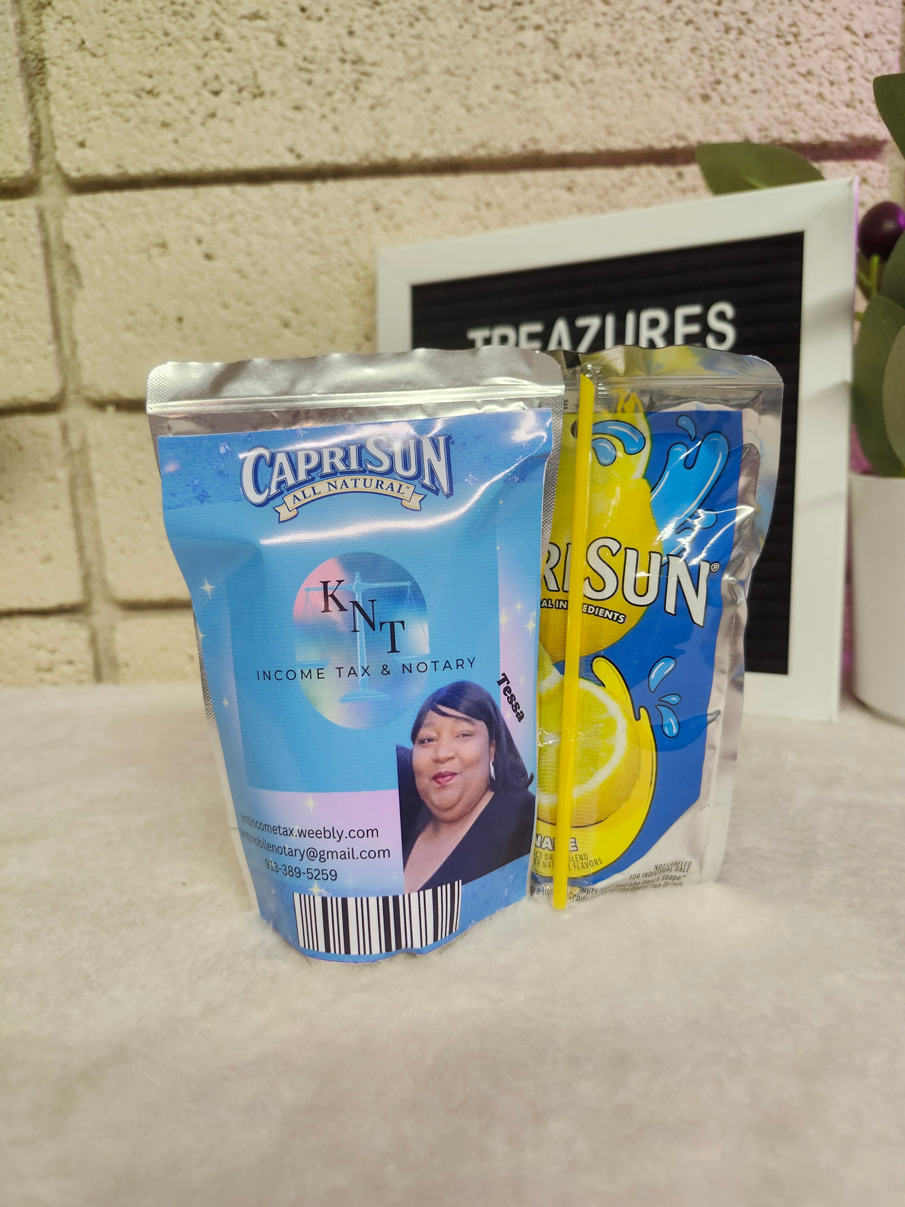 Custom Caprisun Party Favors