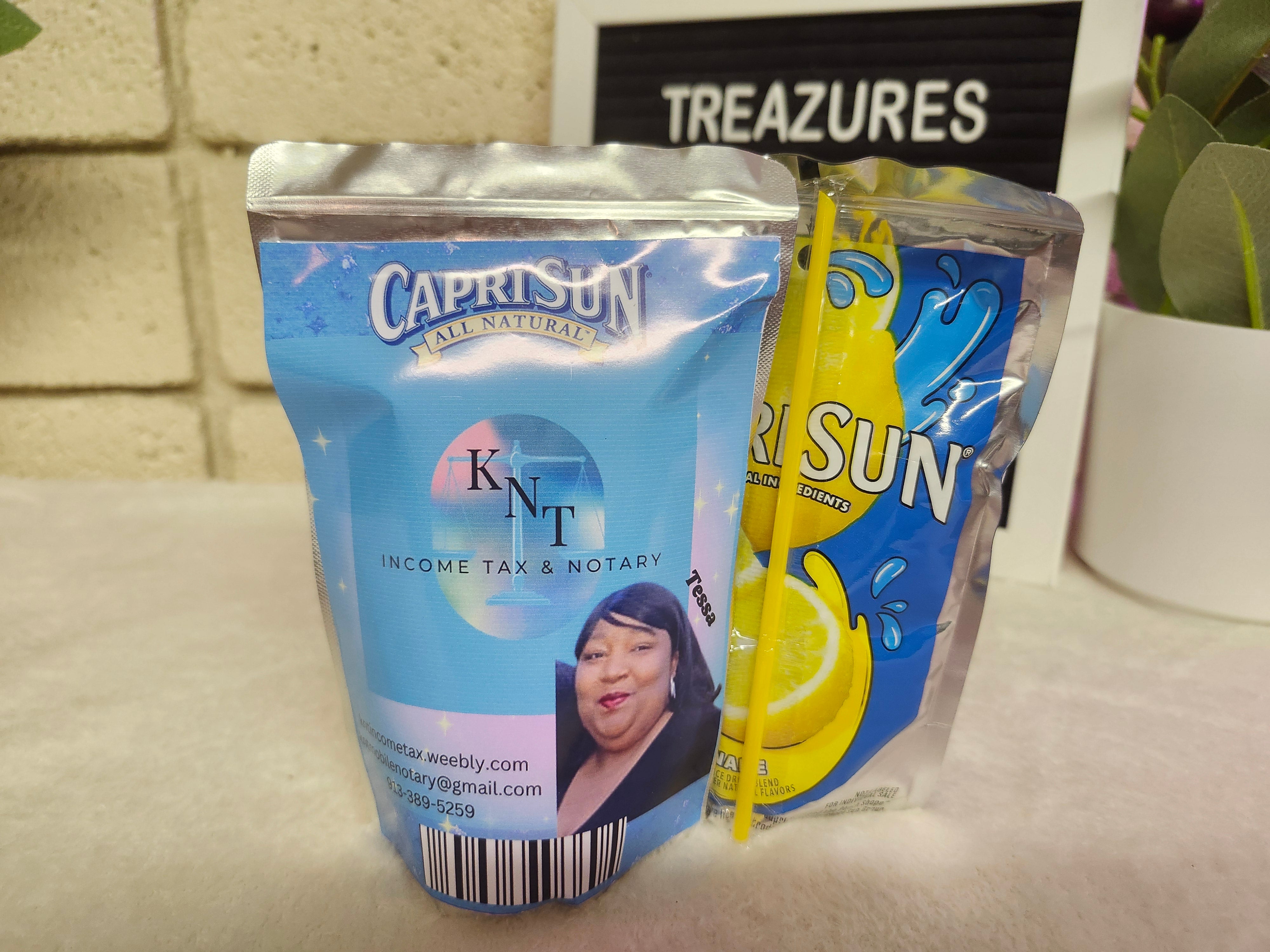Custom Caprisun Party Favors