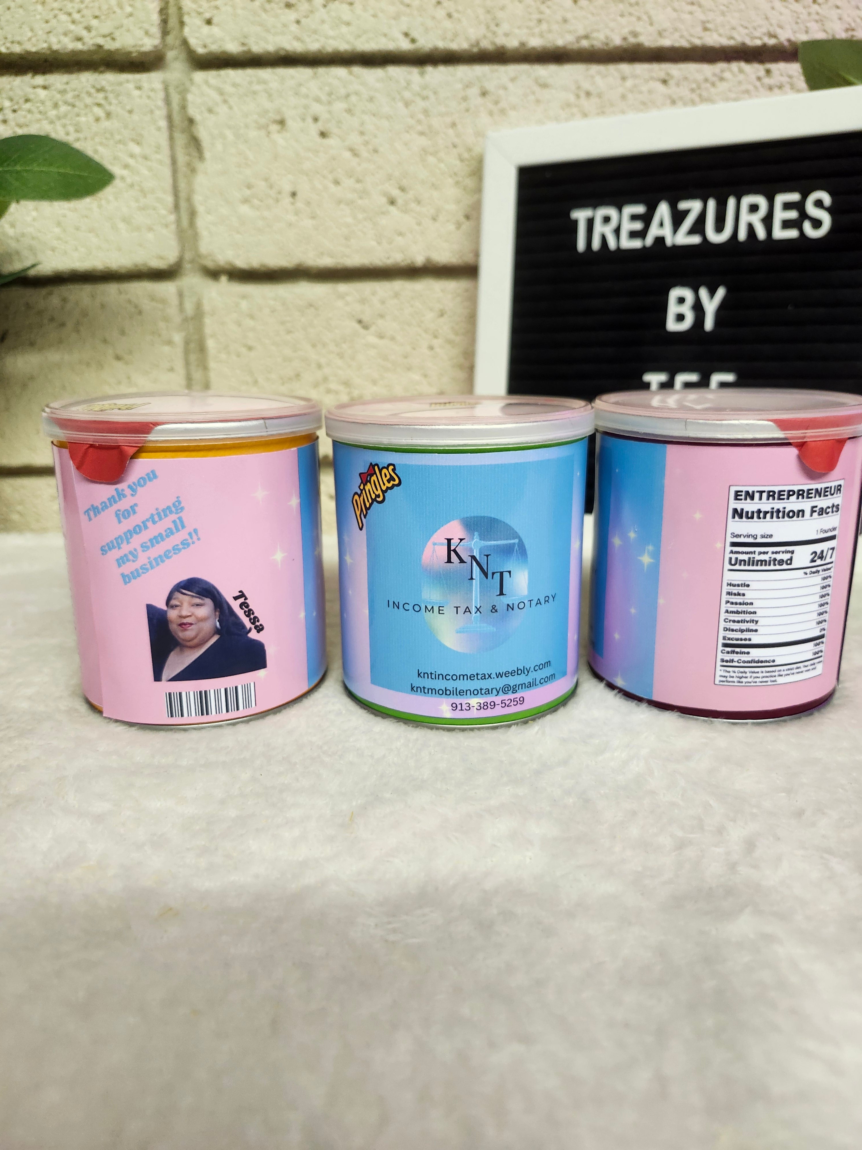 Custom Pringles Party Favors