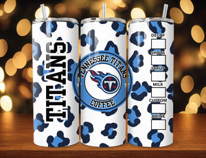 NFL Cheetah Pattern 20oz Tumbler