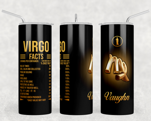 20oz Nutritional Facts Zodiac Tumblers