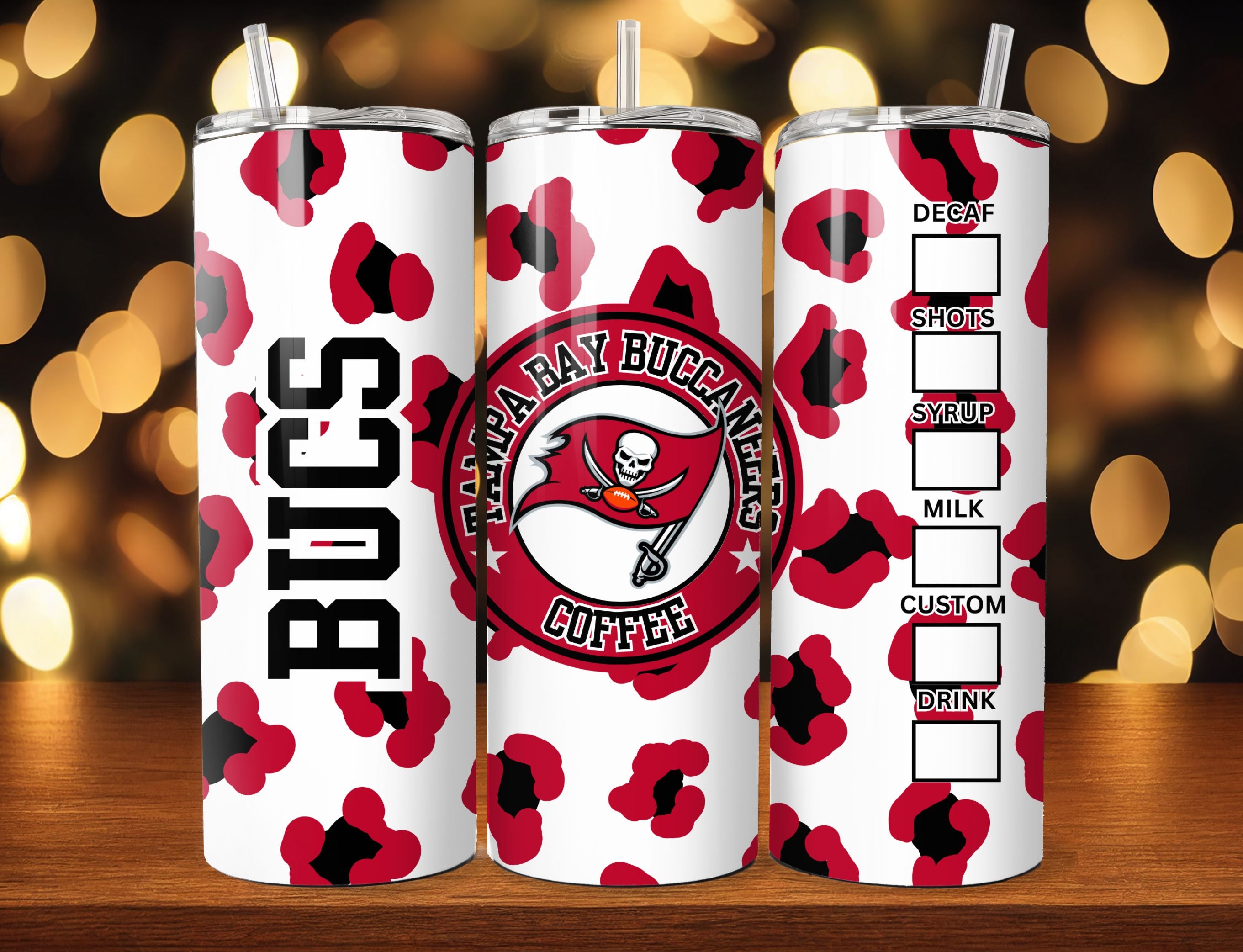 NFL Cheetah Pattern 20oz Tumbler