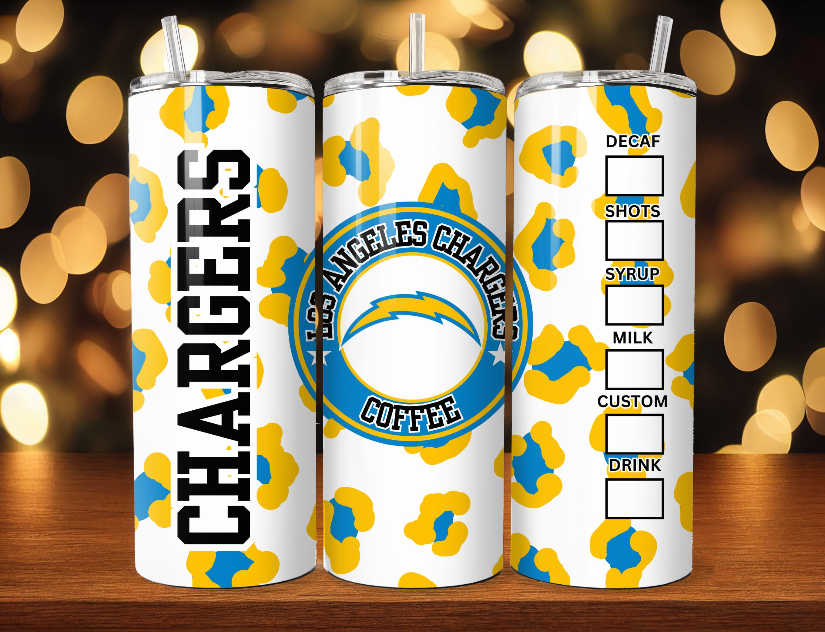 NFL Cheetah Pattern 20oz Tumbler