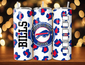 NFL Cheetah Pattern 20oz Tumbler