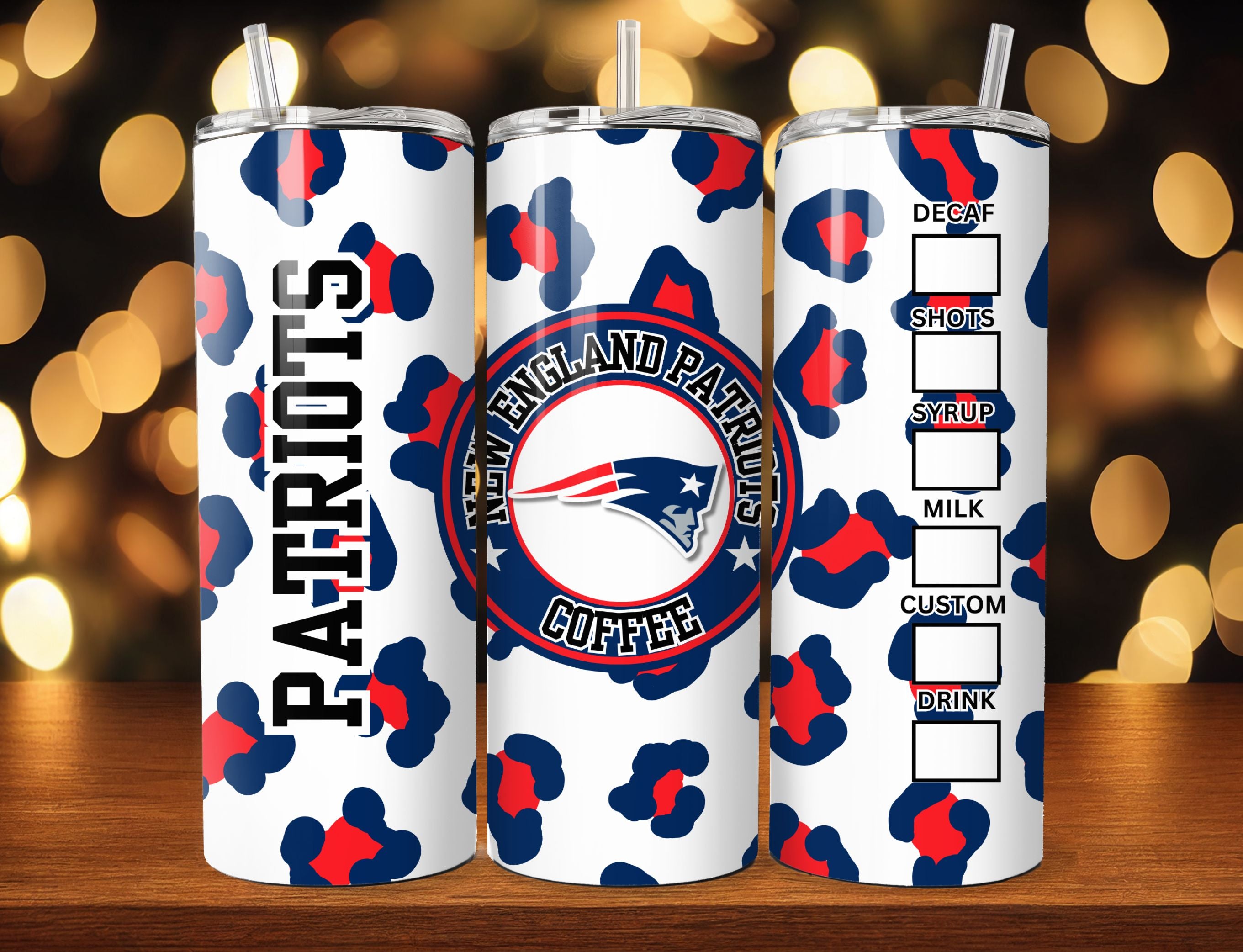 NFL Cheetah Pattern 20oz Tumbler