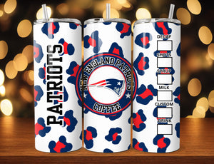 NFL Cheetah Pattern 20oz Tumbler