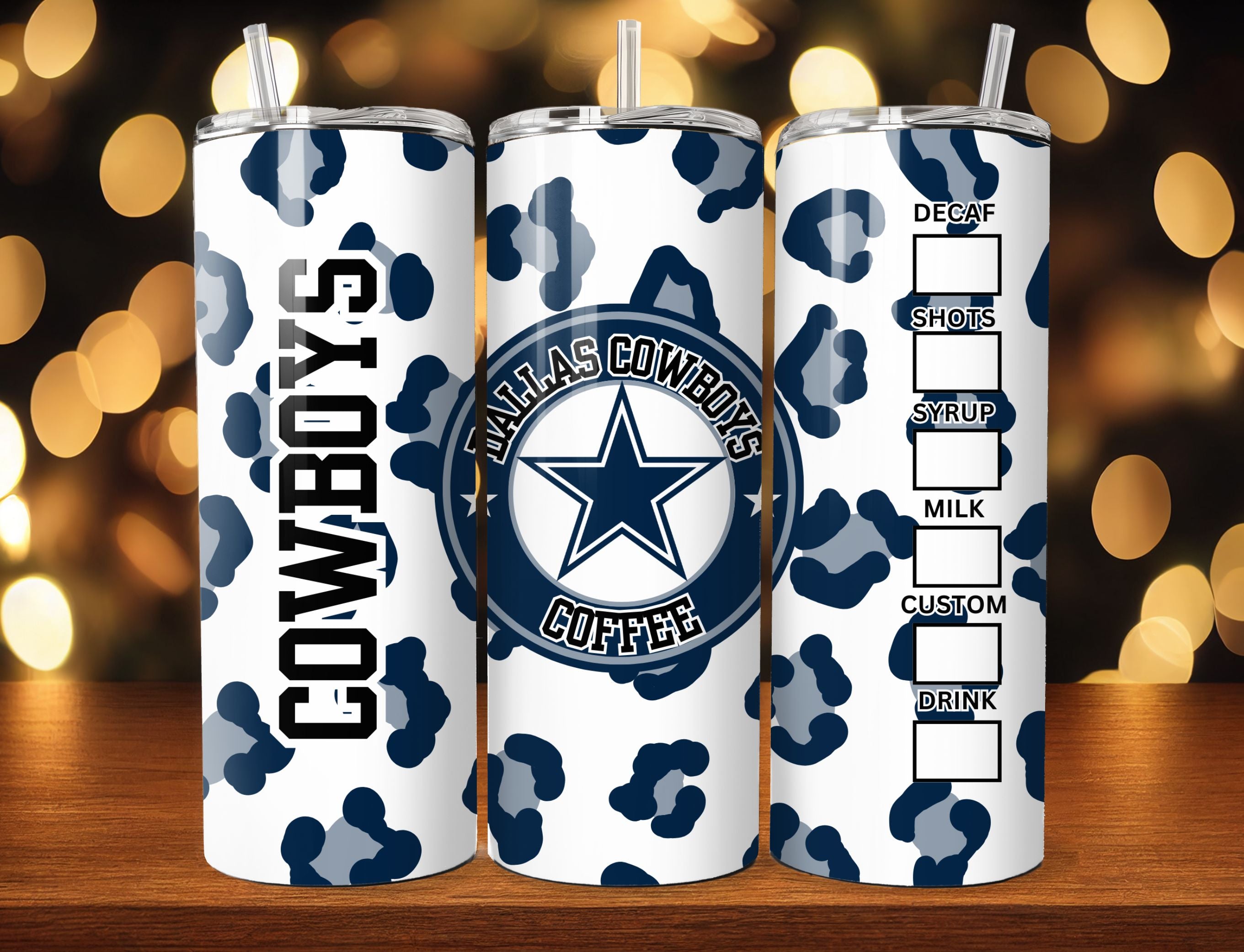 NFL Cheetah Pattern 20oz Tumbler