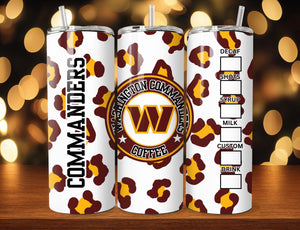 NFL Cheetah Pattern 20oz Tumbler