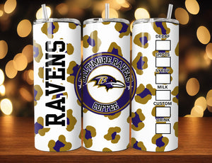 NFL Cheetah Pattern 20oz Tumbler