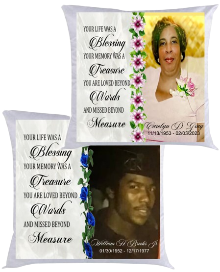 Personalized Photo Memory Pillow