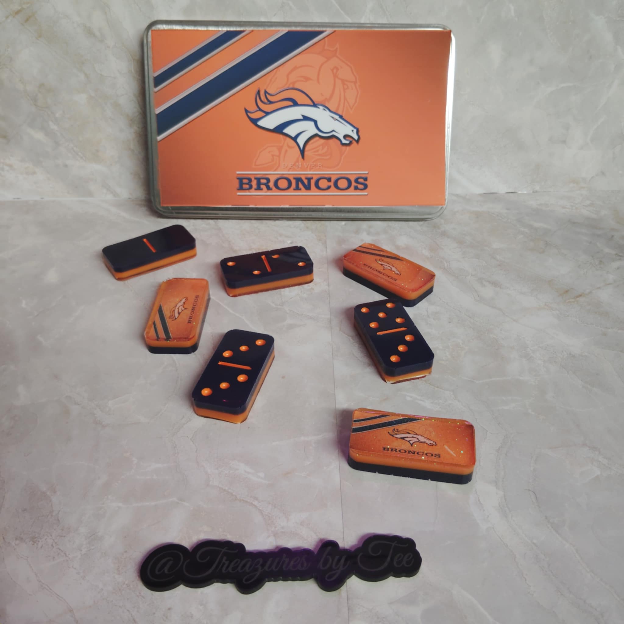 Denver Bronco's Dominoes