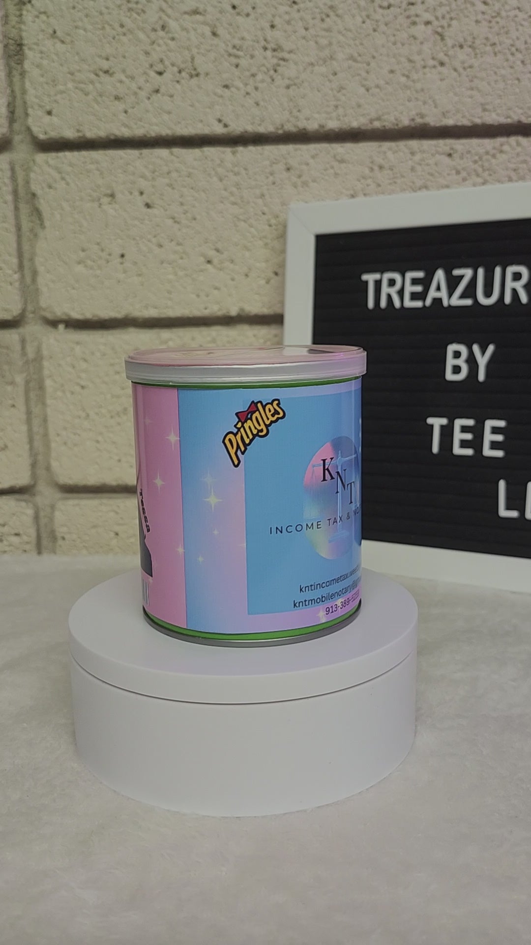 Custom Pringles Party Favors