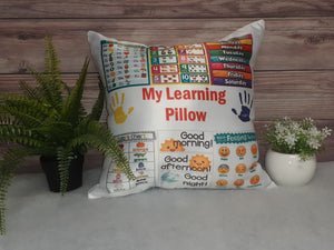 Children's Learning Pillow w/ Insert