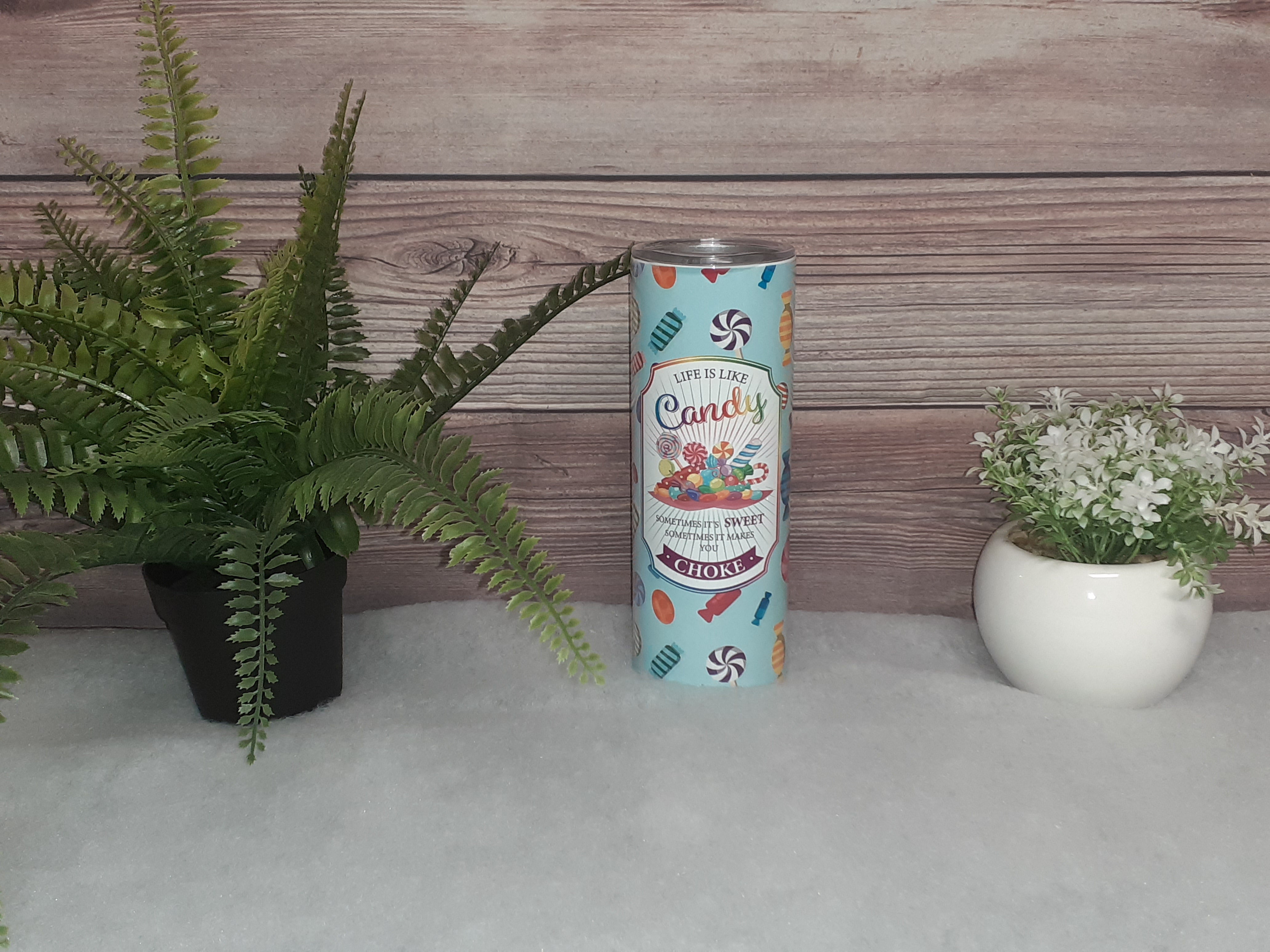 Life Is Like Candy 20oz Hot/Cold Tumbler